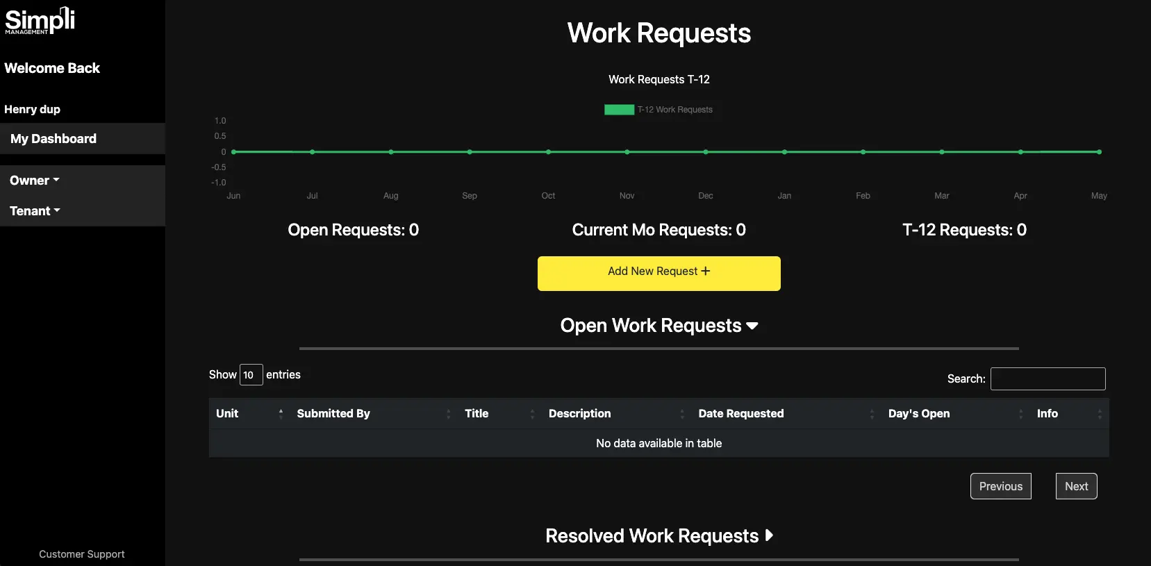 Maintenance Tracking