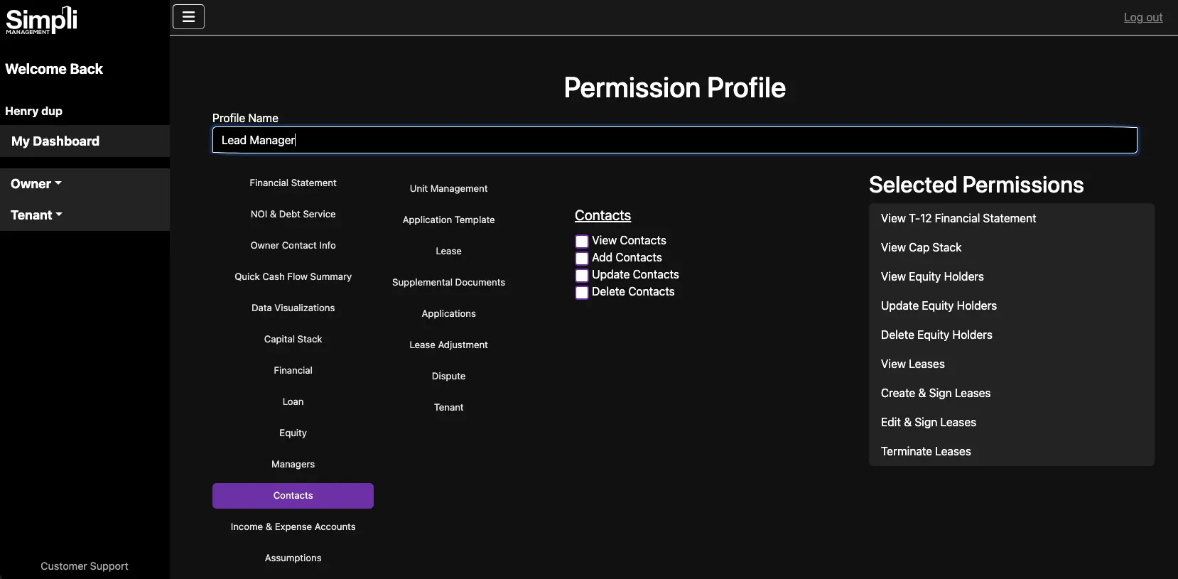 Custom Management Profiles