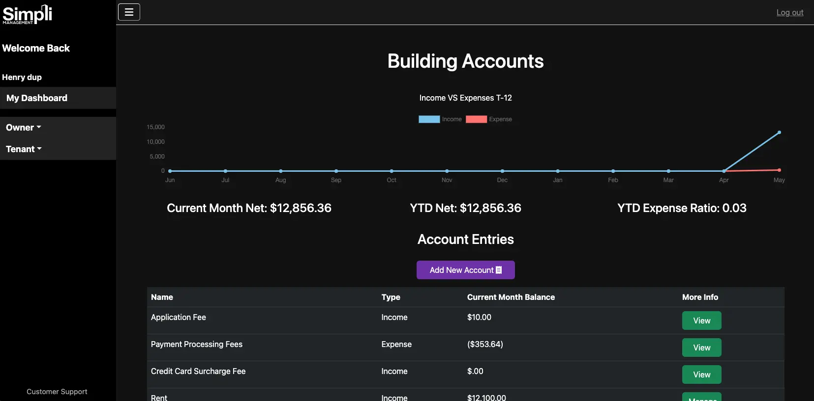 Real-Time Income and Expense Tracking